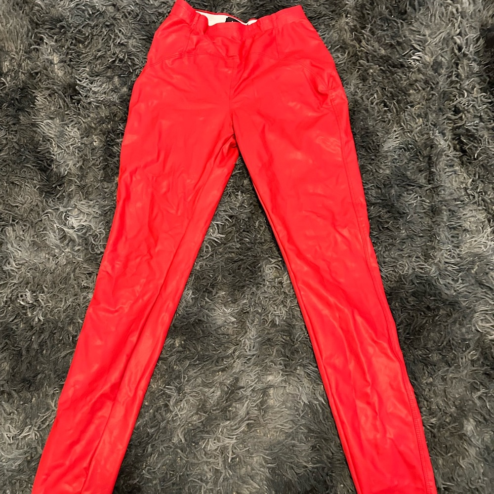 AKIRA Red Casual Track Pants
